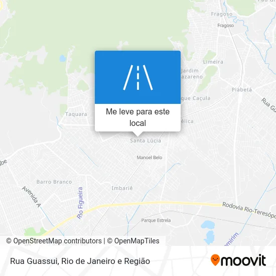 Rua Guassui mapa