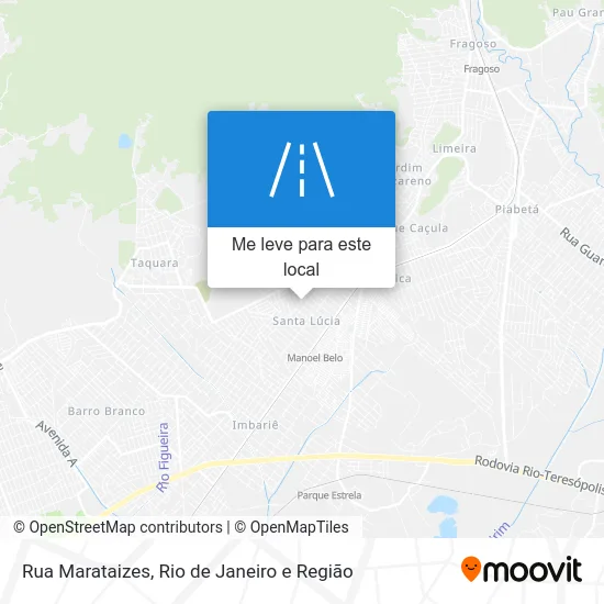 Rua Marataizes mapa