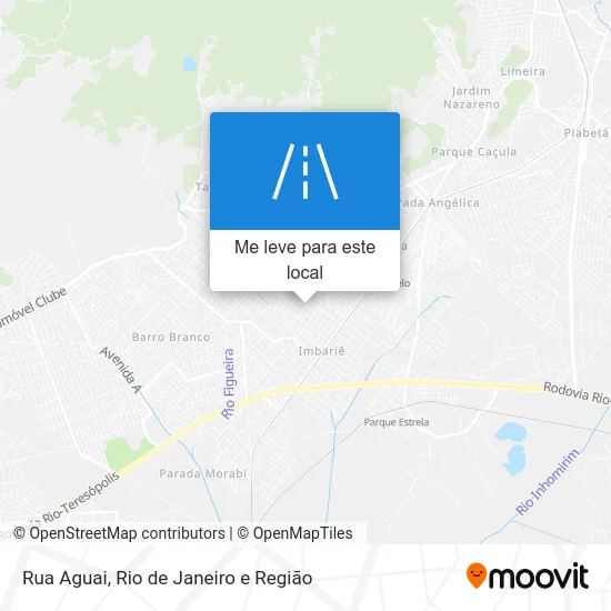 Rua Aguai mapa
