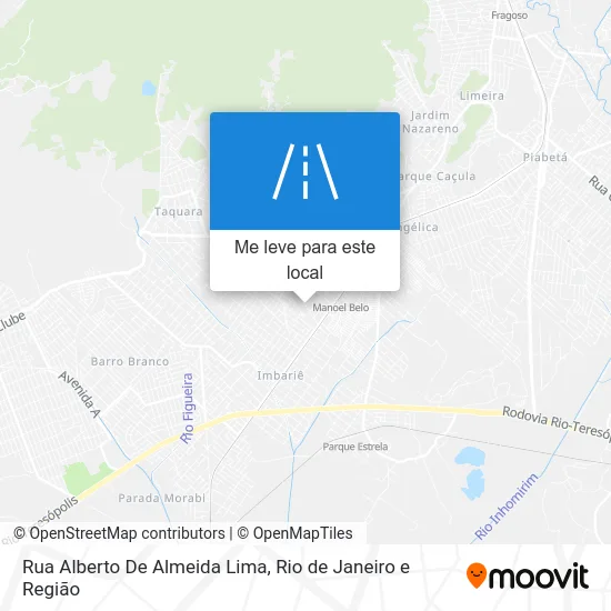 Rua Alberto De Almeida Lima mapa