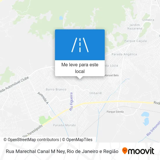 Rua Marechal Canal M Ney mapa