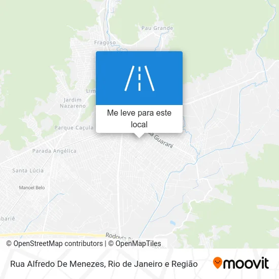 Rua Alfredo De Menezes mapa