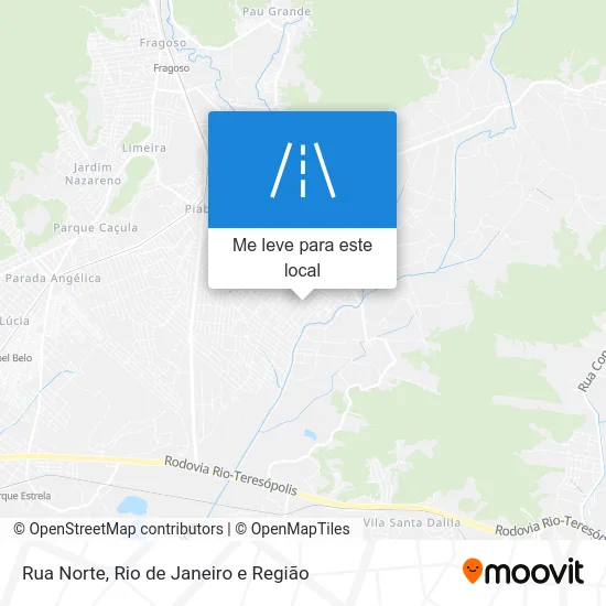 Rua Norte mapa