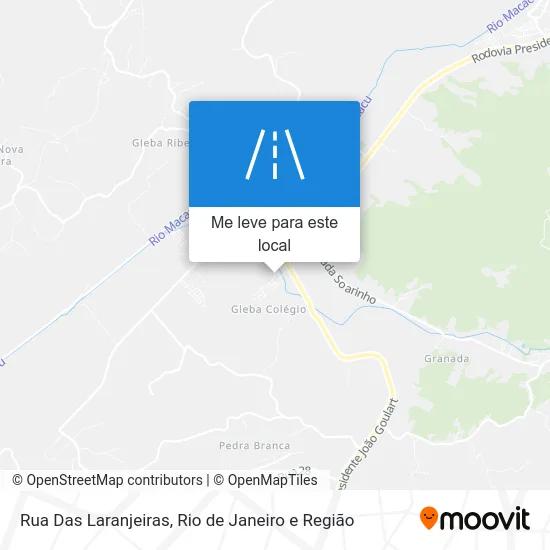 Rua Das Laranjeiras mapa