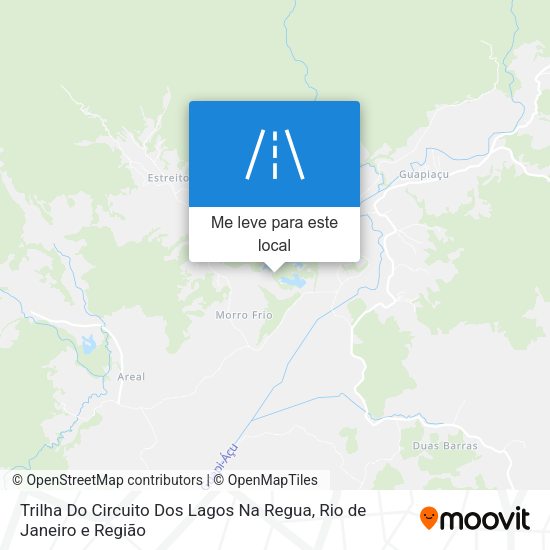 Trilha Do Circuito Dos Lagos Na Regua mapa