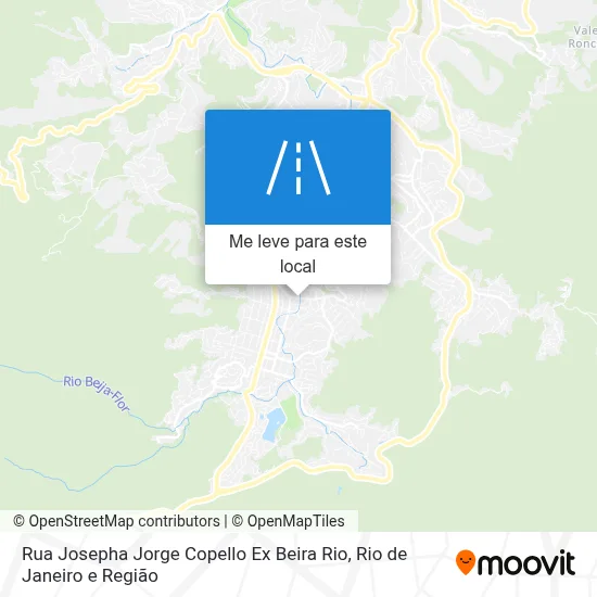 Rua Josepha Jorge Copello Ex Beira Rio mapa