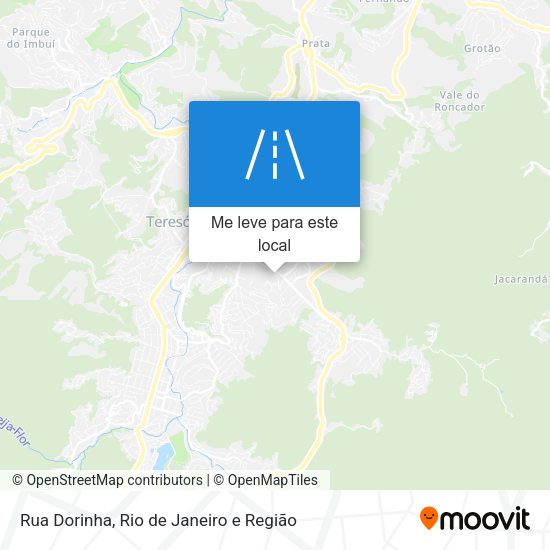 Rua Dorinha mapa