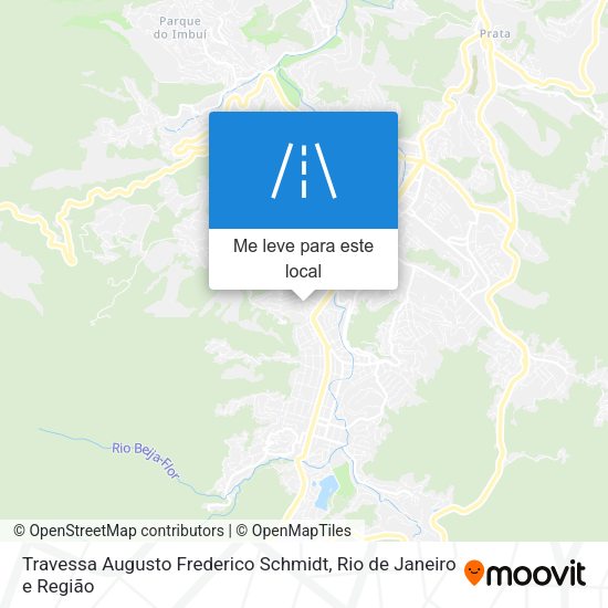 Travessa Augusto Frederico Schmidt mapa
