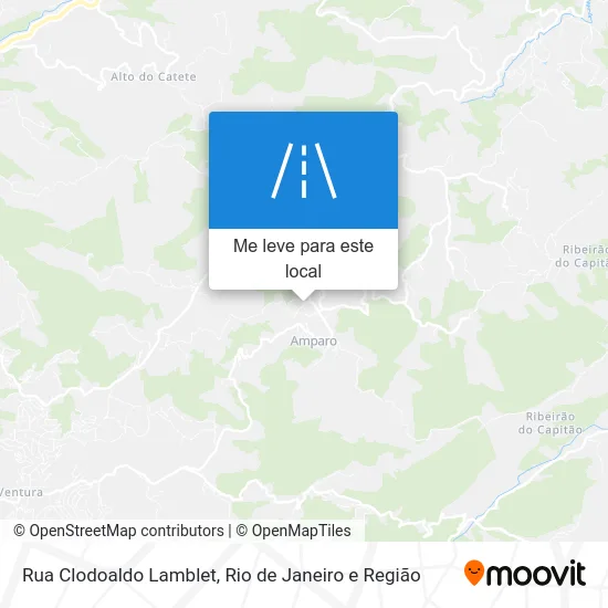 Rua Clodoaldo Lamblet mapa