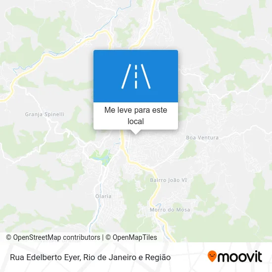 Rua Edelberto Eyer mapa