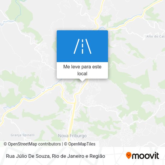 Rua Júlio De Souza mapa
