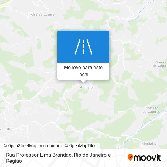 Rua Professor Lima Brandao mapa