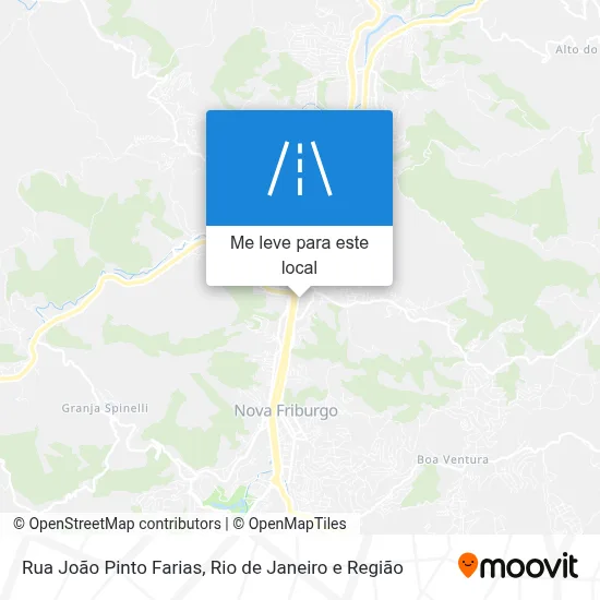 Rua João Pinto Farias mapa