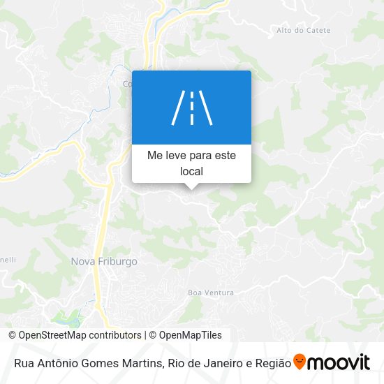 Rua Antônio Gomes Martins mapa