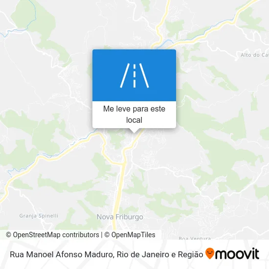 Rua Manoel Afonso Maduro mapa