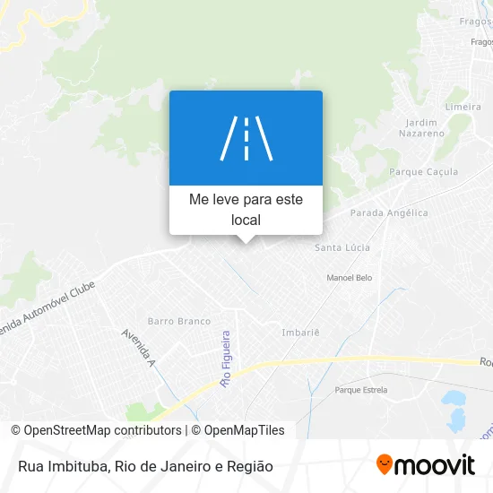 Rua Imbituba mapa