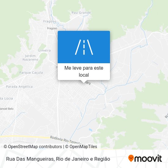 Rua Das Mangueiras mapa
