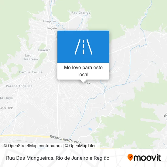 Rua Das Mangueiras mapa