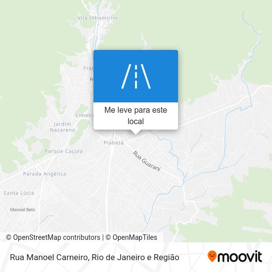 Rua Manoel Carneiro mapa