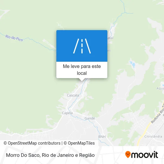 Morro Do Saco mapa