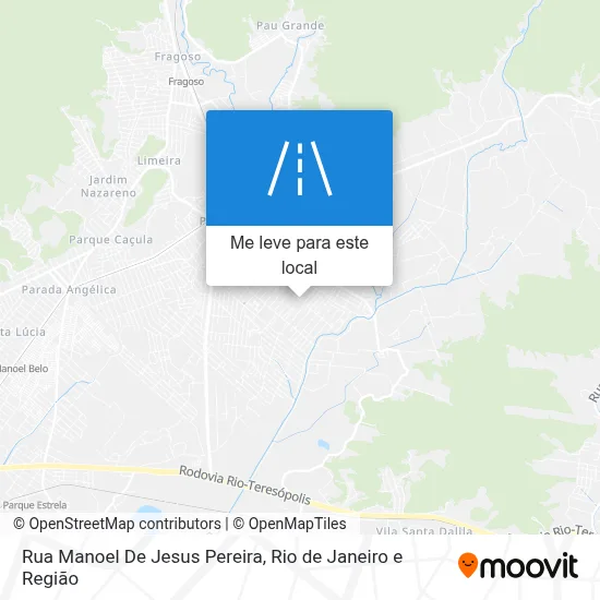 Rua Manoel De Jesus Pereira mapa