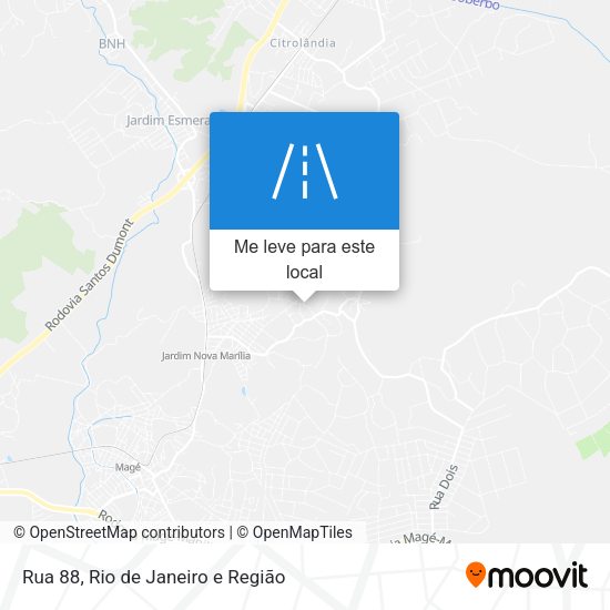 Rua 88 mapa