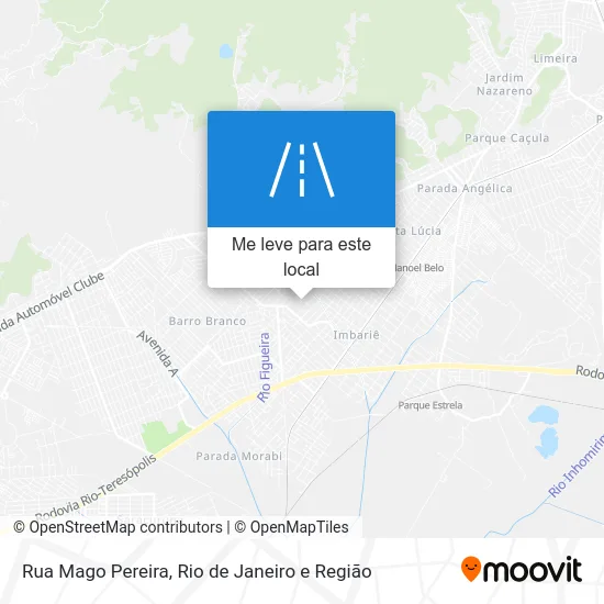 Rua Mago Pereira mapa