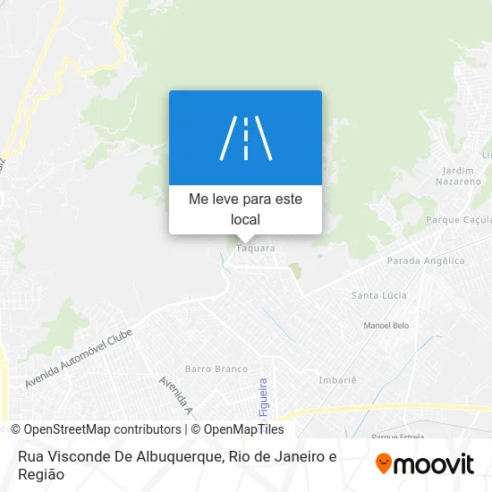 Rua Visconde De Albuquerque mapa