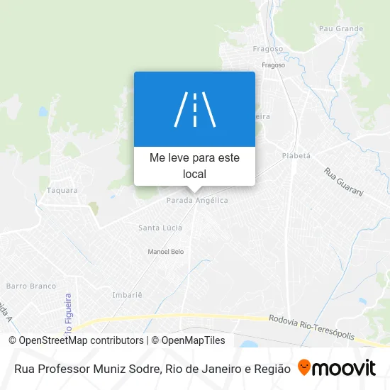 Rua Professor Muniz Sodre mapa