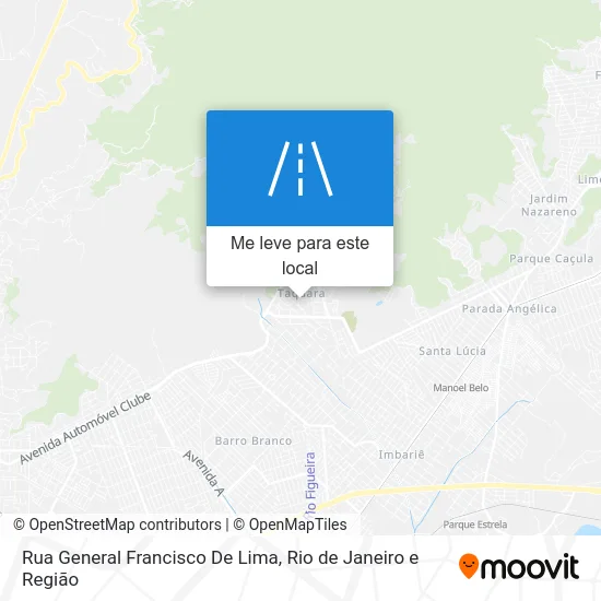 Rua General Francisco De Lima mapa