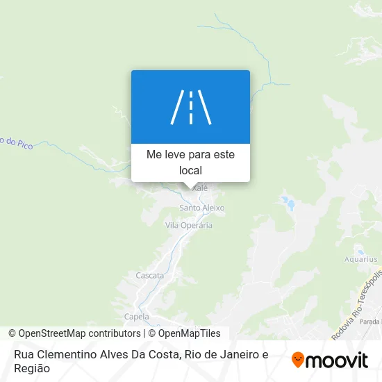Rua Clementino Alves Da Costa mapa