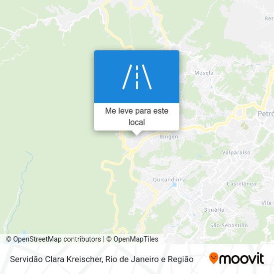 Servidão Clara Kreischer mapa