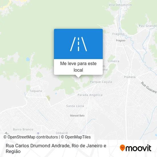 Rua Carlos Drumond Andrade mapa