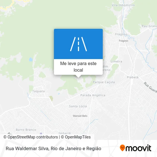 Rua Waldemar Silva mapa