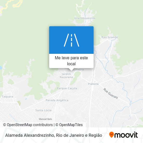 Alameda Alexandrezinho mapa