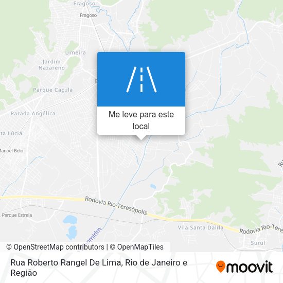 Rua Roberto Rangel De Lima mapa