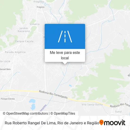 Rua Roberto Rangel De Lima mapa