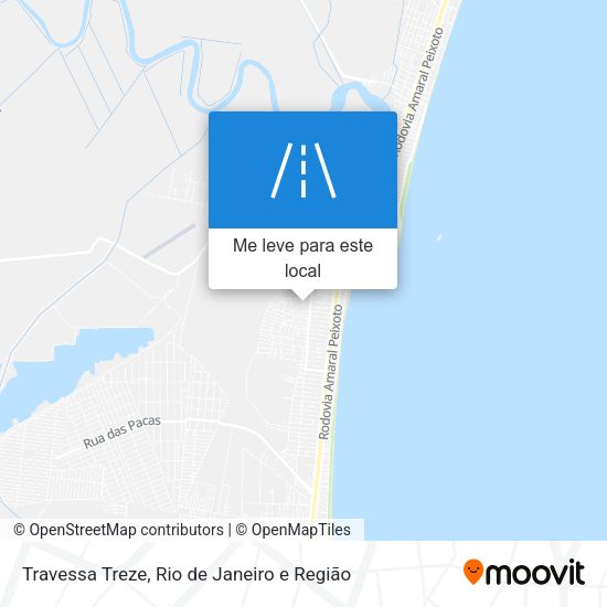 Travessa Treze mapa