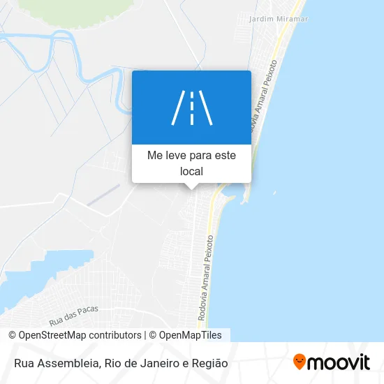 Rua Assembleia mapa