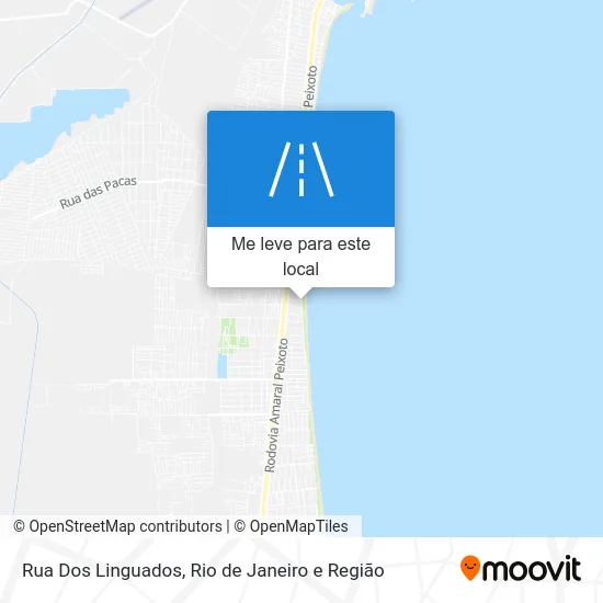 Rua Dos Linguados mapa
