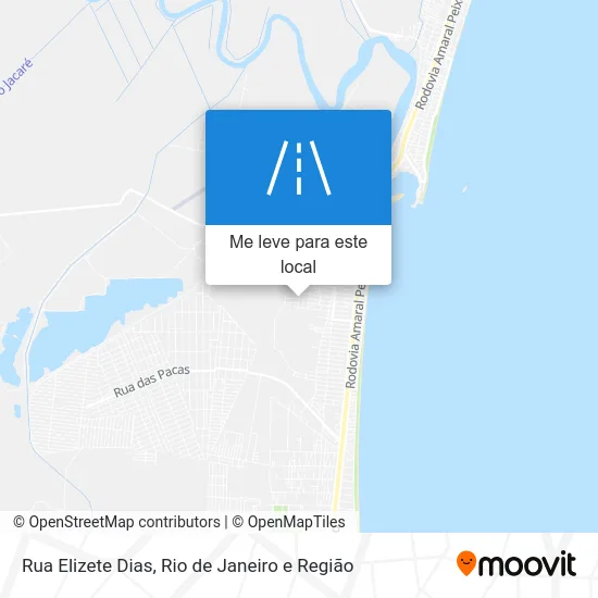 Rua Elizete Dias mapa