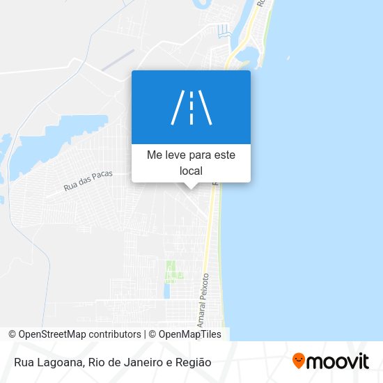 Rua Lagoana mapa