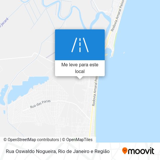 Rua Oswaldo Nogueira mapa