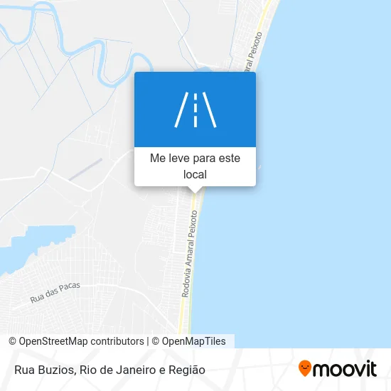 Rua Buzios mapa