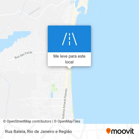 Rua Baleia mapa