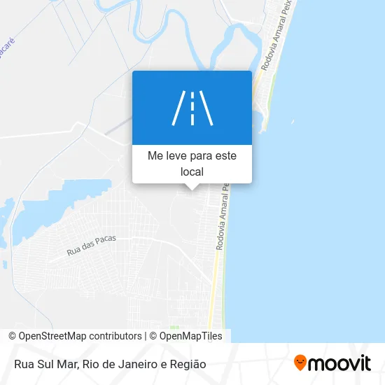 Rua Sul Mar mapa
