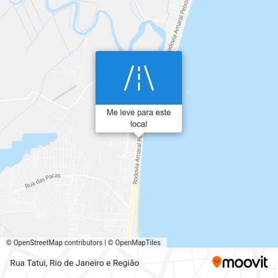Rua Tatui mapa