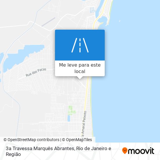 3a Travessa Marquês Abrantes mapa