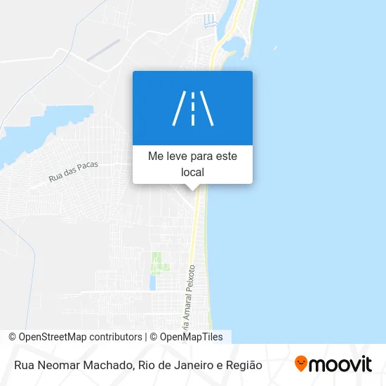 Rua Neomar Machado mapa