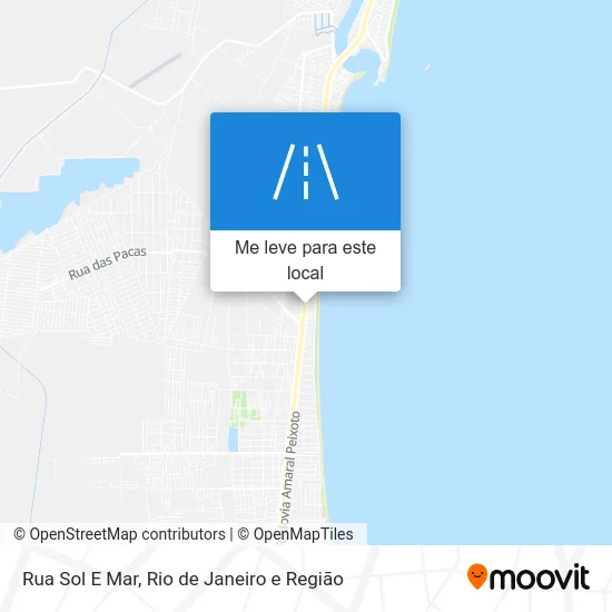 Rua Sol E Mar mapa